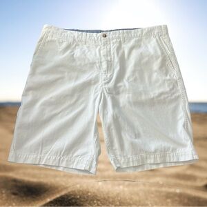 Polo Ralph Lauren Shorts Men's 44B 44 Tall White Flat  Front
